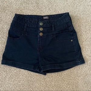 Celebrity Pink Jeans Navy Blue Shorts Size 7